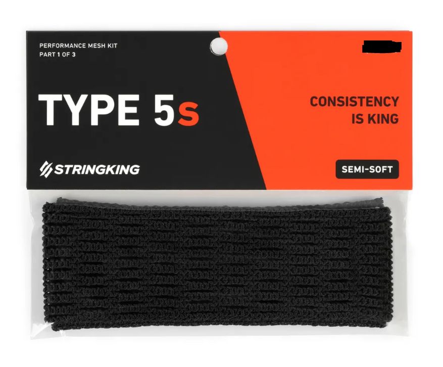 STRINGKING TYPE 5 MESH, Colour: BLACK, MESH TYPE: 5S (SEMI-SOFT)
