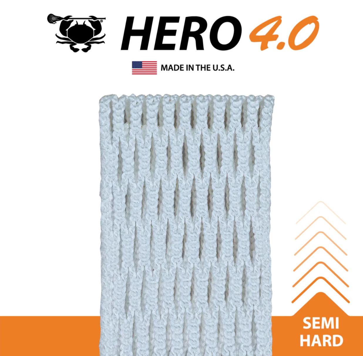 EAST COAST DYES HERO 4.0 MESH, Colour: WHITE, MESH SPEC: SEMI-HARD