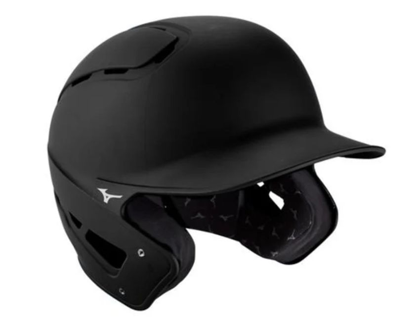 Mizuno B6 Batting Helmet, Colour: BLACK, Size: L/XL (7 3/8-7 7/8)