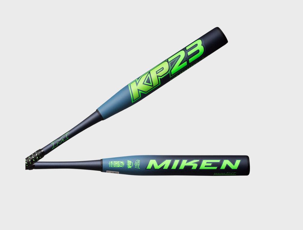 MIKEN 2025 KP23 SLOWPITCH BAT - KYLE PEARSON SIGNATURE SERIES - 2PC - 12.5" BARREL - MAXLOAD - MSU5KPL, weight: 28oz