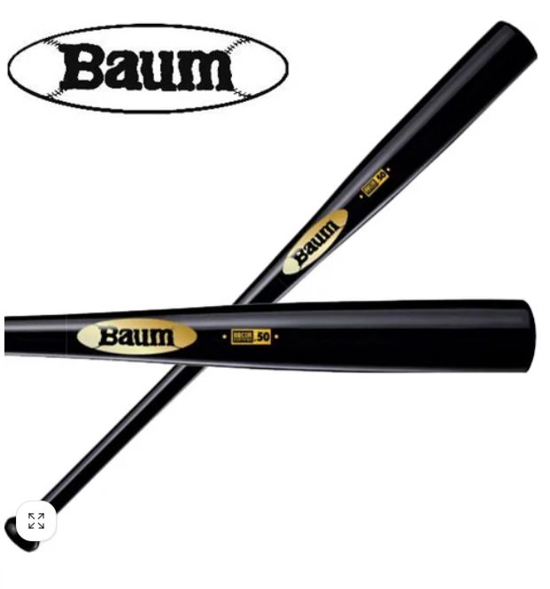 Baum Bat Maple Standard Gold Stock (-5), Bat Drop: -5, Size: 31