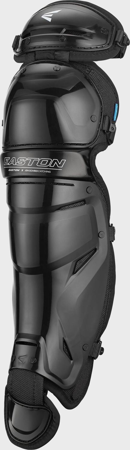EASTON JEN SCHRO THE VERY BEST LEG GUARDS, Colour: BLACK, Size: MEDIUM