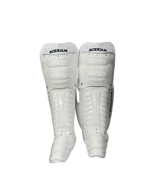 BODDAM CAT 3 GOALIE LEGS, Colour: WHITE//WHITE, Size: 16"