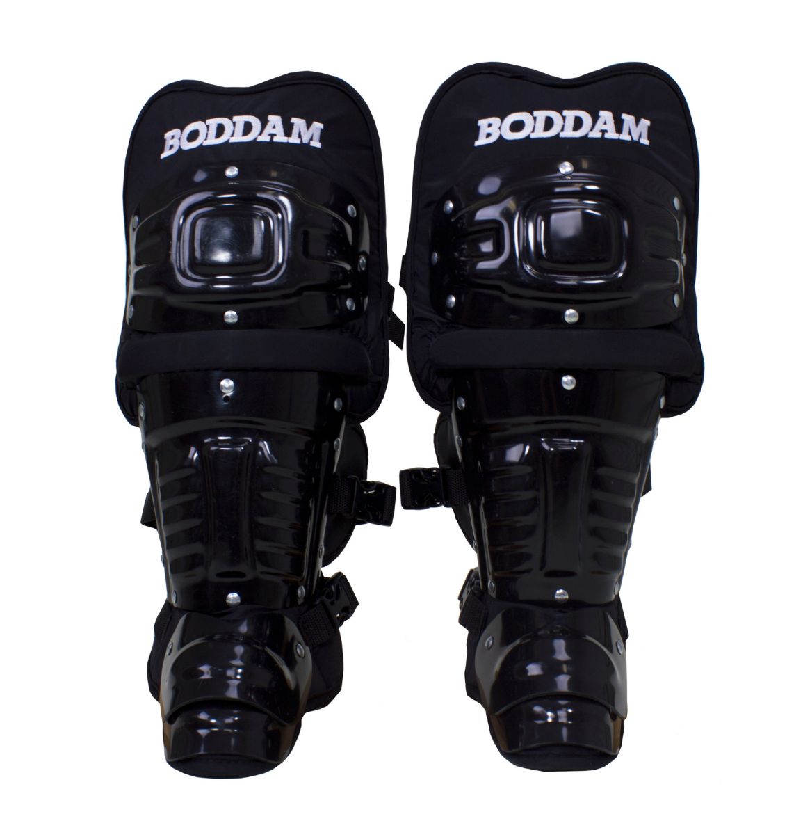 BODDAM CAT 1 GOALIE LEGS, Colour: BLACK/BLACK, Size: 10"