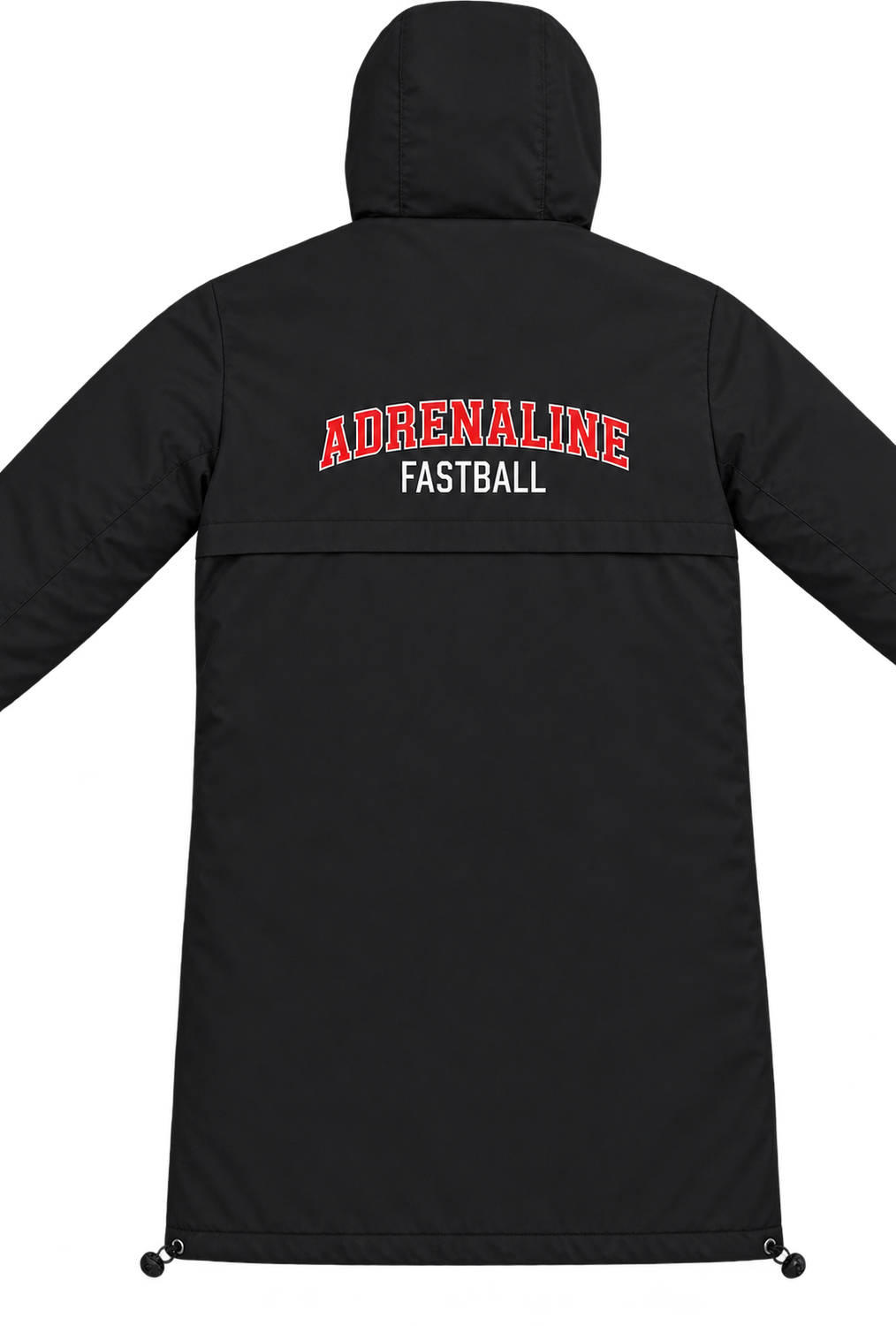 CUSTOM BLEACHER JACKET - BLACK - ADRENALINE