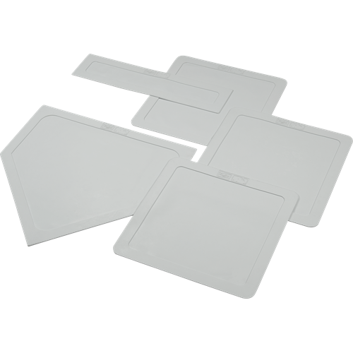 RAWLINGS THROW DOWN COMPLETE SET WITH SET OF 3 BASES, HOME PLATE, PITCHING RUBBER