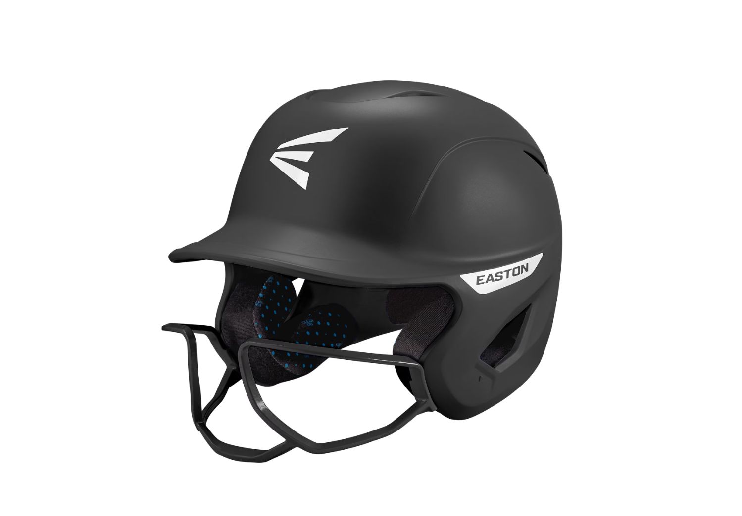 EASTON GHOST VISION MATTE FASTPITCH BATTING HELMET WITH SOFTBALL MASK - GHOSTVISN, Colour: BLACK, Size: M/L