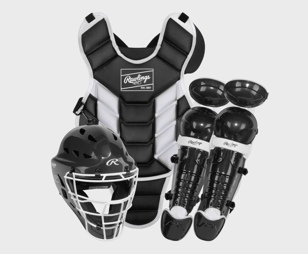 RAWLINGS PLAYERS 3.0 SERIES CATCHERS SET - PLYCS3TB, Colour: BLACK, Size: T-BALL