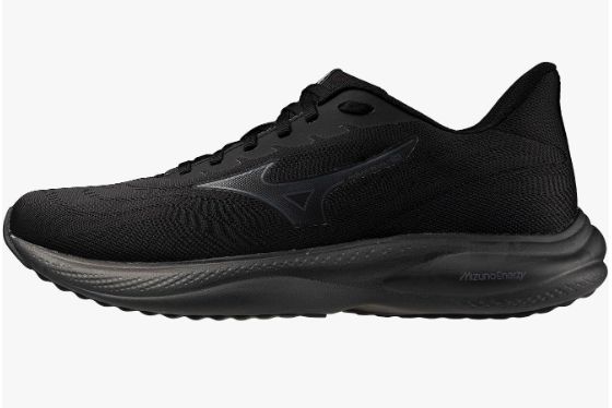 Mizuno Revolt 4 Running Shoes, Colour: Black, Size: 4 Men's/5.5 Women's