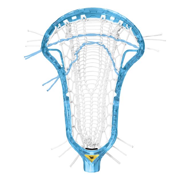 CUSTOM STRUNG East Coast Dyes Halo Frost Women's Field Lacrosse Head - Armor Mesh Valkyrie Pocket