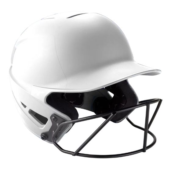 Mizuno F6 Batting Helmet with Facemask - Multi Colour