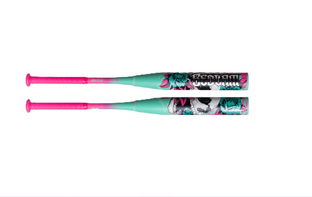 WORTH BEDLAM SLOWPITCH BAT - 2PC 13.5" BALANCED - X868 TECHNOLOGY, Bat Weight: 25