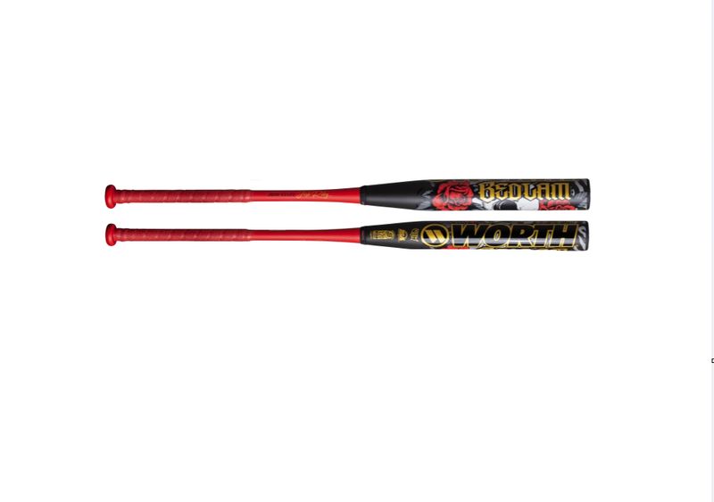 WORTH BEDLAM SLOWPITCH BAT - 2PC 12" XXL LOAD - X868 TECHNOLOGY