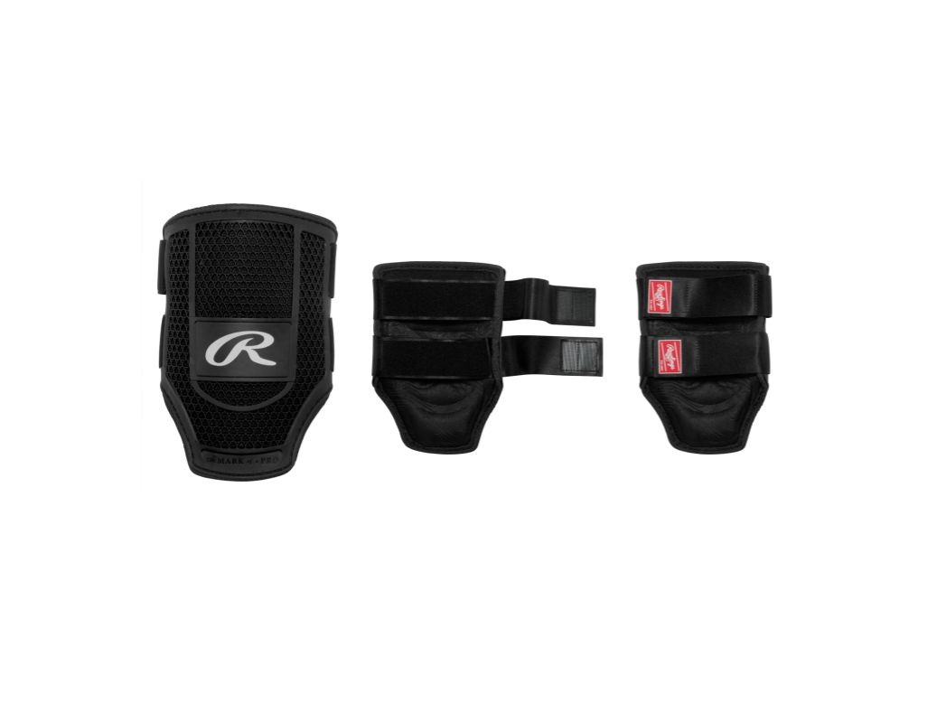Rawlings Double Strap Elbow Guard, Colour: Black, Size: OSZ
