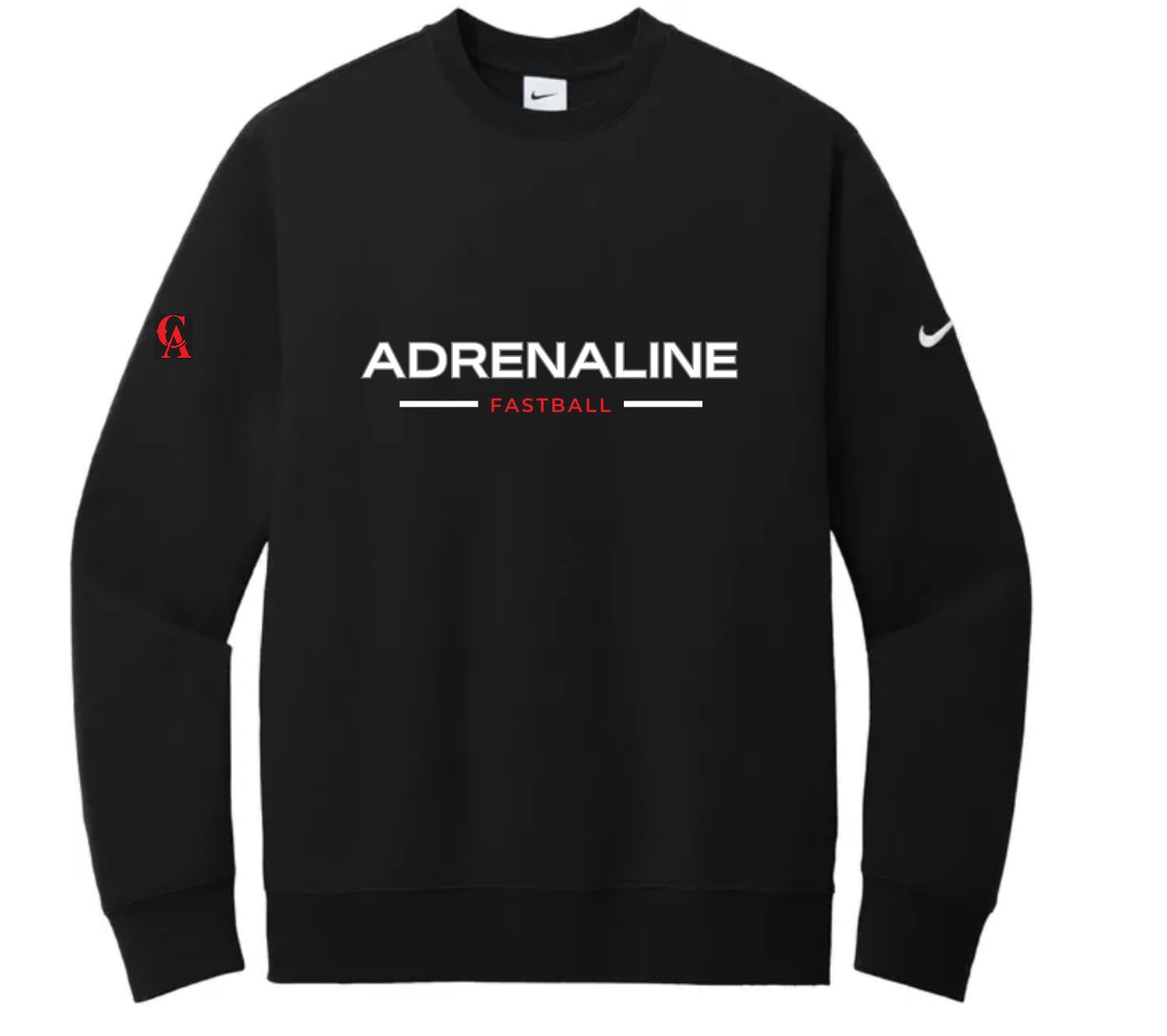 CALGARY ADRENALINE LIMITED EDITION NIKE CREW NECK, Size: XS