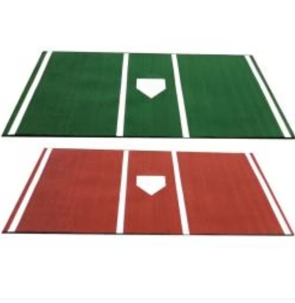 Deluxe Hitting Mat with Throw Down Homeplate