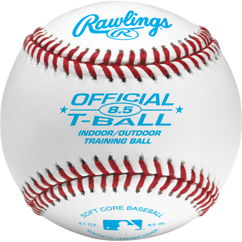 RAWLINGS 8.5" SPONGE RUBBER T-BALL (dozen)