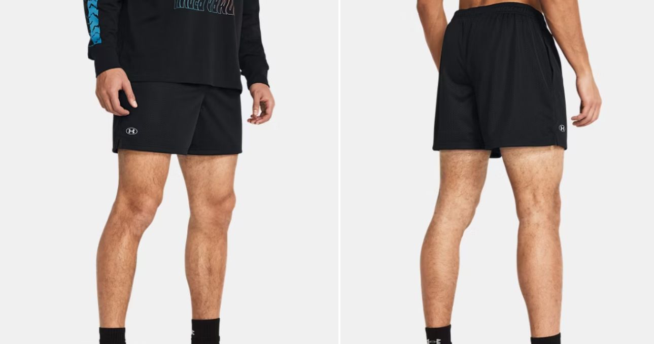 UNDER ARMOUR ICON MESH SHORT- BLK, Size: SM
