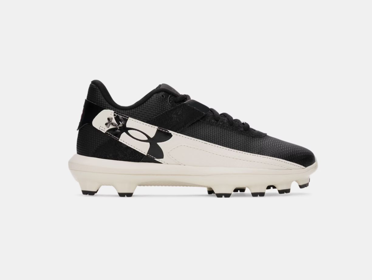 Under Armour Harper 10 TPU Jr. Baseball Cleats, Colour: Black, Size: 2Y