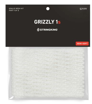 Grizzly 1S Goalie mesh, COLOR: White