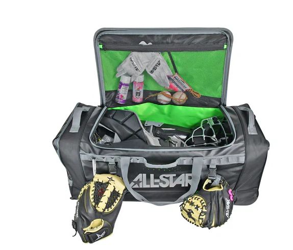 All-Star S7 ELITE CATCHERS DUFFLE BAG, Colour: Black