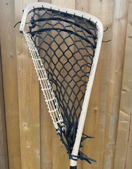 Twin Wolves Mohawk mesh - Wood/Wall Goalie Mesh Kits, Colour: Black