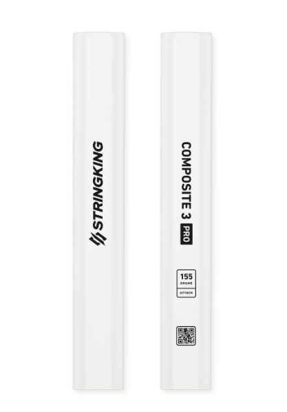 STRINGKING COMPOSITE 3 PRO ATTACK SHAFT - 30", Colour: WHITE, weight: 155g