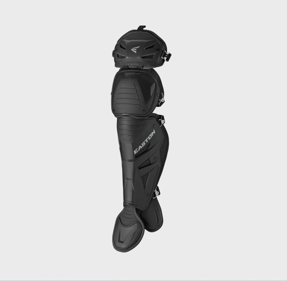 EASTON PHENOM CATCHERS LEG GUARDS, Colour: BLACK, Size: SMALL