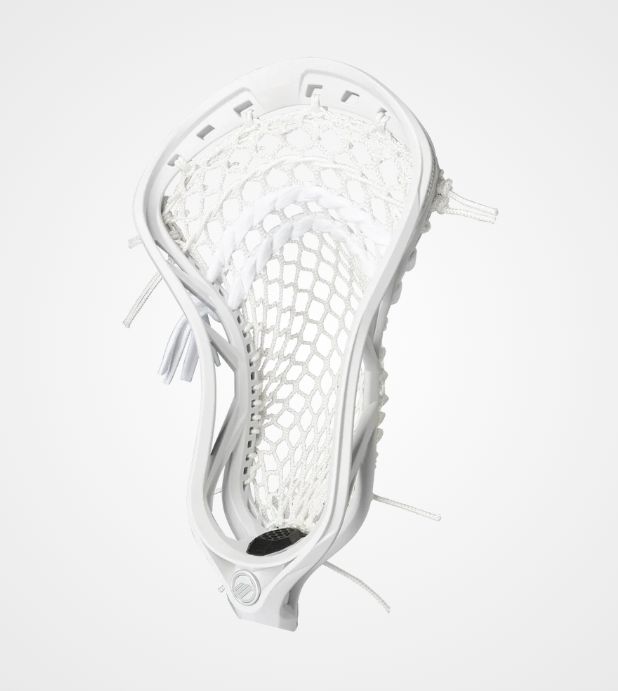MAVERIK KIMERA LACROSSE HEAD - STRUNG, Colour: WHITE HEAD / WHITE MESH