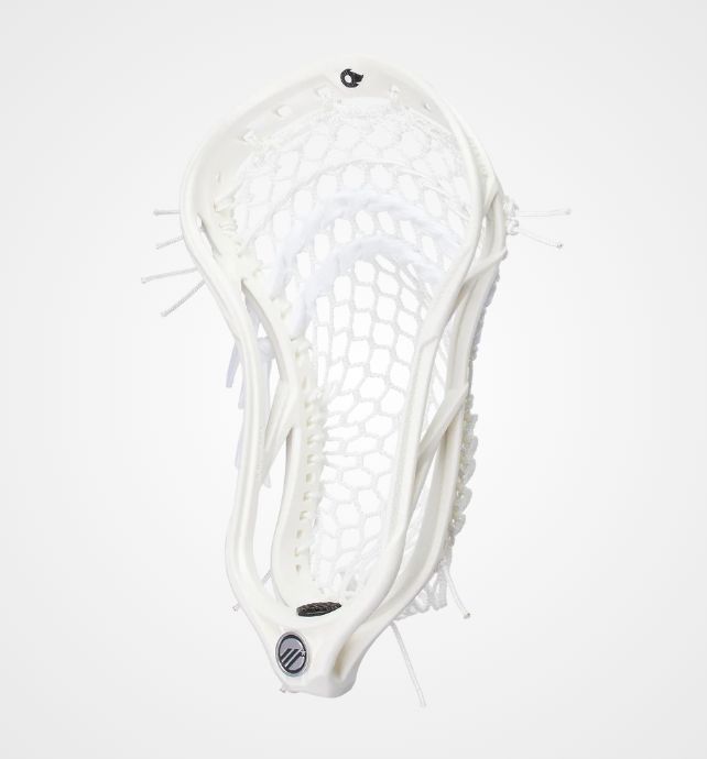MAVERIK OPTIK FORCE DEGREE LACROSSE HEAD - STRUNG, Colour: NATURAL HEAD / WHITE MESH