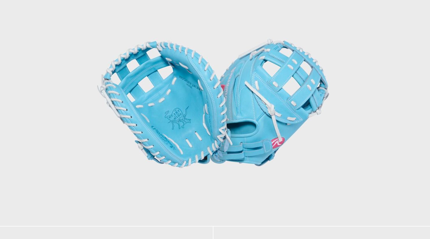 RAWLINGS "HEART OF THE HIDE" SERIES CATCHERS MITT SOFTBALL GLOVE 34" RHT - PROCM33FP-24CS