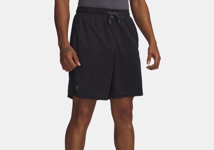 UNDER ARMOUR TECH MESH MEN'S 9" SHORTS, Colour: BLACK, Size: XS