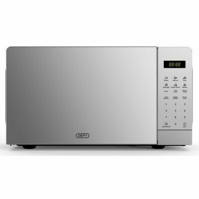 Defy 20lt Electronic Microwave Silver
