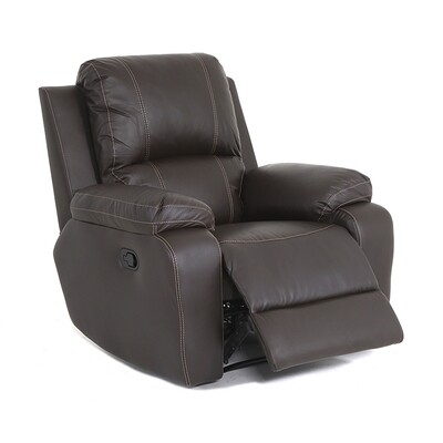 Genuine leather upper recliner