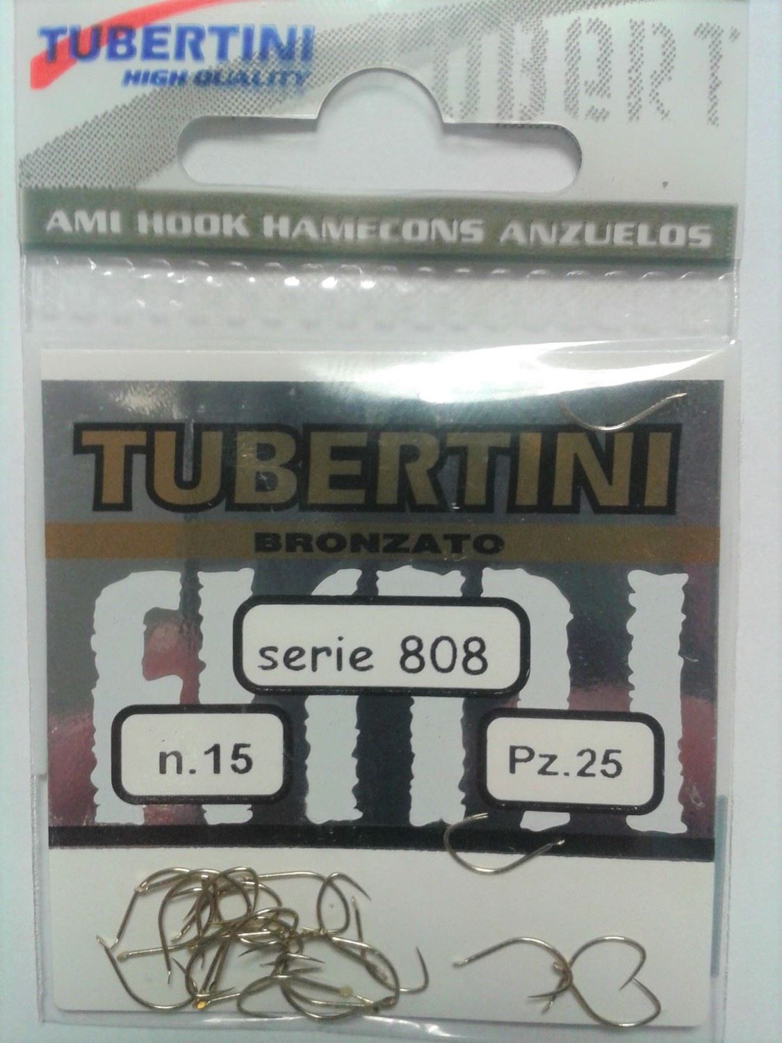 TUBERTINI SERIES 808 BARBLESS SPADE END HOOK