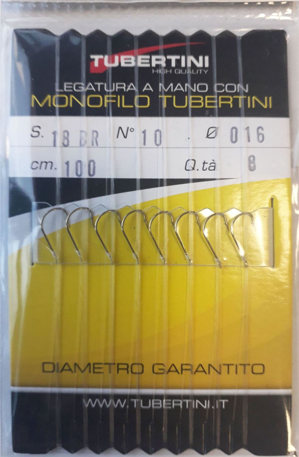 TUBERTINI SERIES 18 BRONZE HTN BARBED SPADE END HOOK