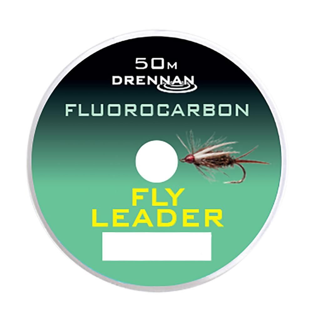 DRENNAN FLUOROCARBON FLY LEADER 50M
