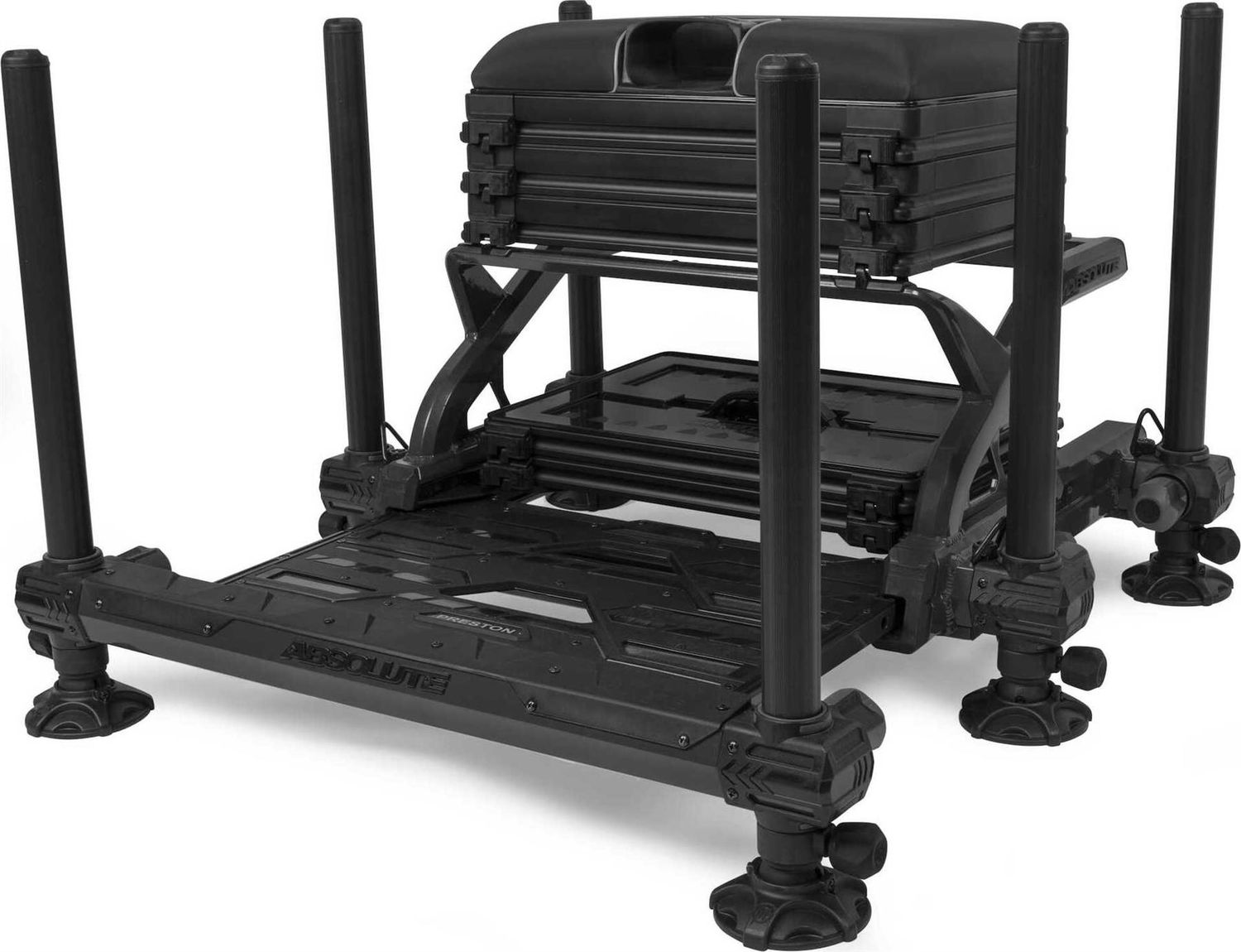 PRESTON INNOVATIONS ABSOLUTE STATION GRAPHITE SEATBOX