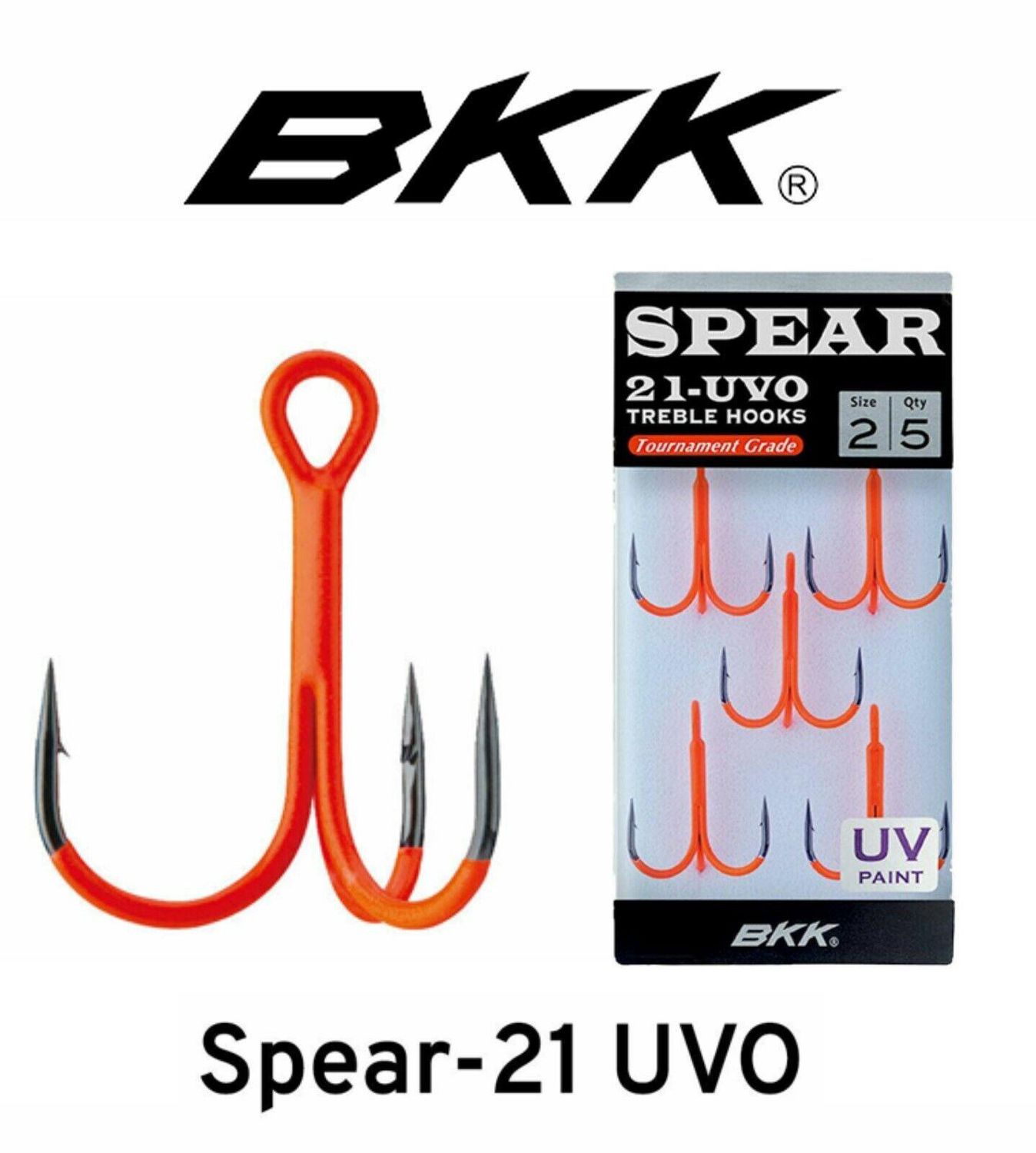 BKK SPEAR 21UVO TREBLE HOOK