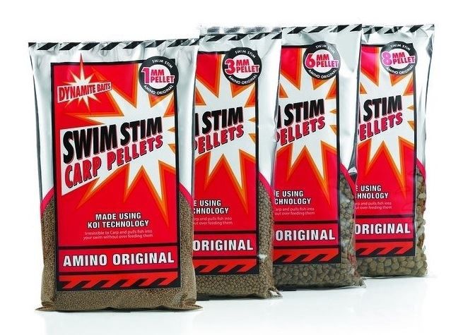 DYNAMITE BAITS SWIM STIM CARP PELLETS - AMINO ORIGINAL - 900G