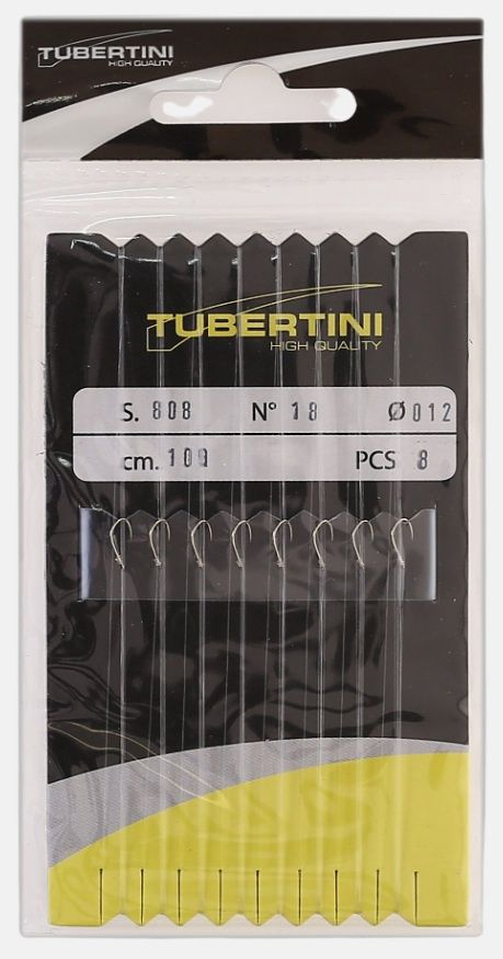 TUBERTINI SERIES 808 HTN BARBLESS SPADE END HOOK