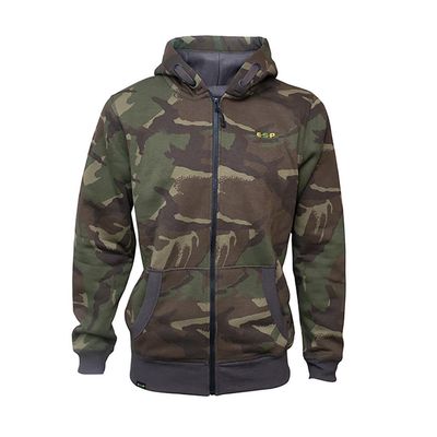 DRENNAN ESP FULL ZIPPED CAMO HOODY