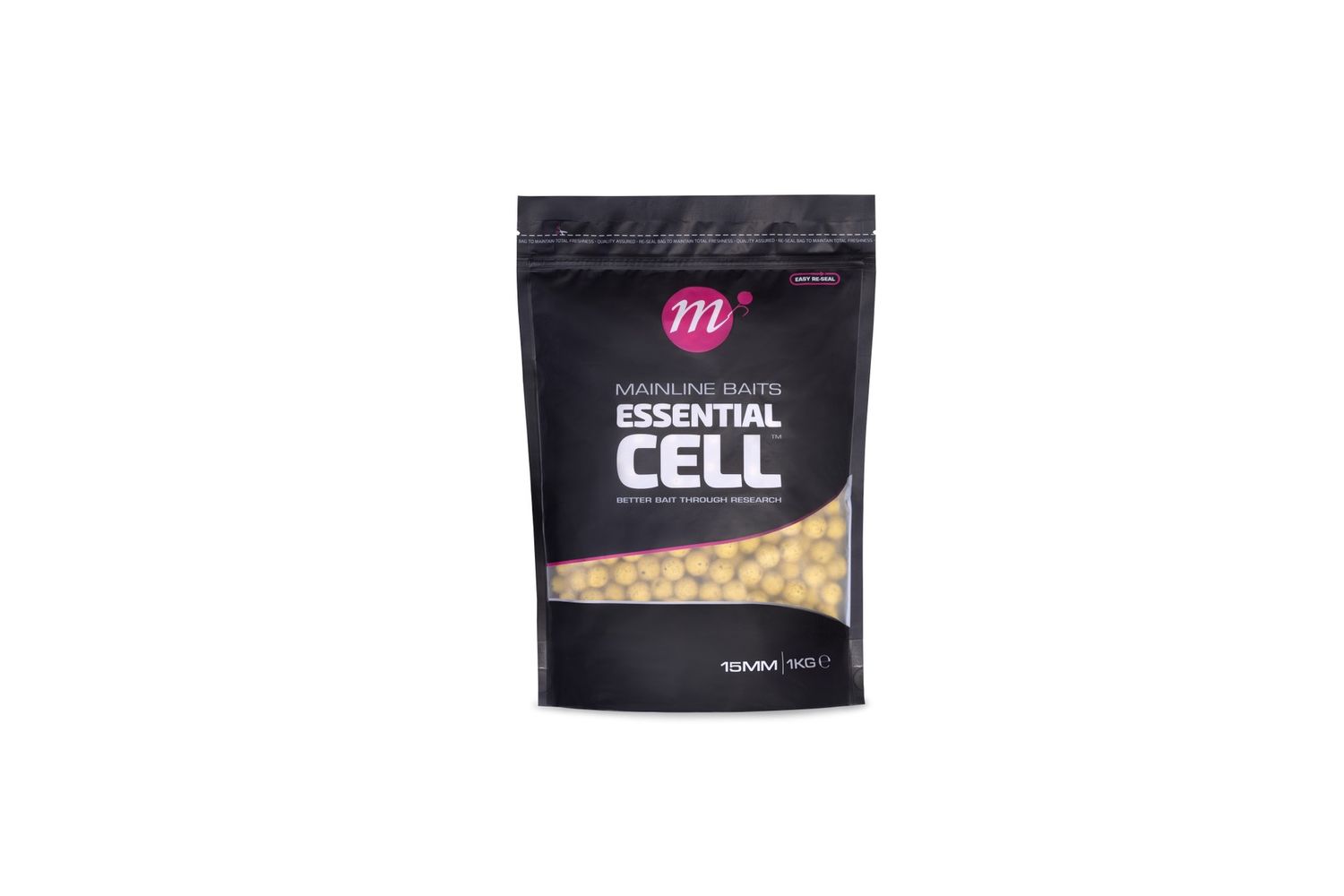 MAINLINE SHELF LIFE BOILIES 15MM 1KG, Flavour: Essential Cell