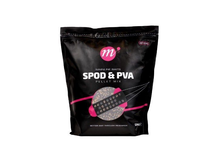 MAINLINE SPOD &amp; PVA PELLET MIX 2KG