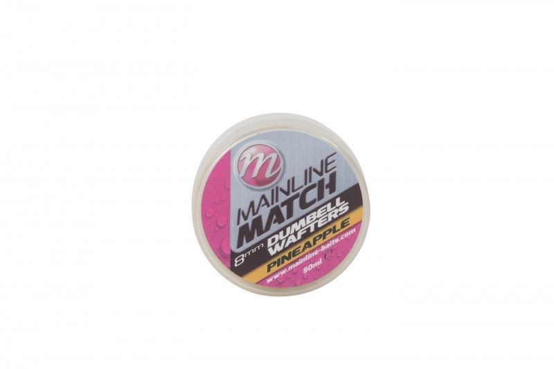 MAINLINE MATCH DUMBELL WAFTERS 8MM 50ML, Flavour: Yellow Pineapple