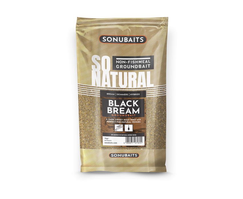 SONUBAITS SO NATURAL GROUNDBAIT 1KG, Flavour: Black Bream