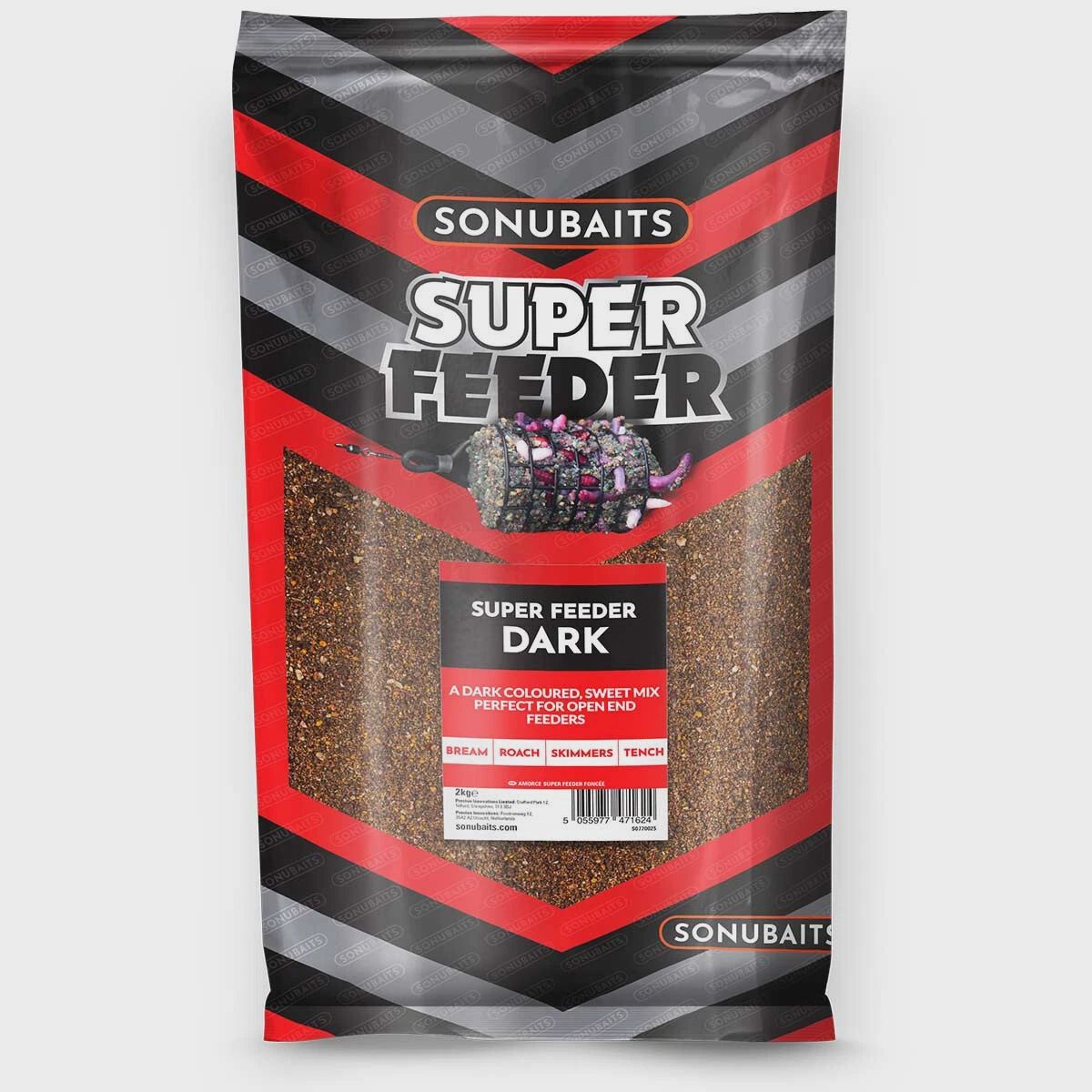SONUBAITS SUPER FEEDER DARK GROUNDBAIT 2KG