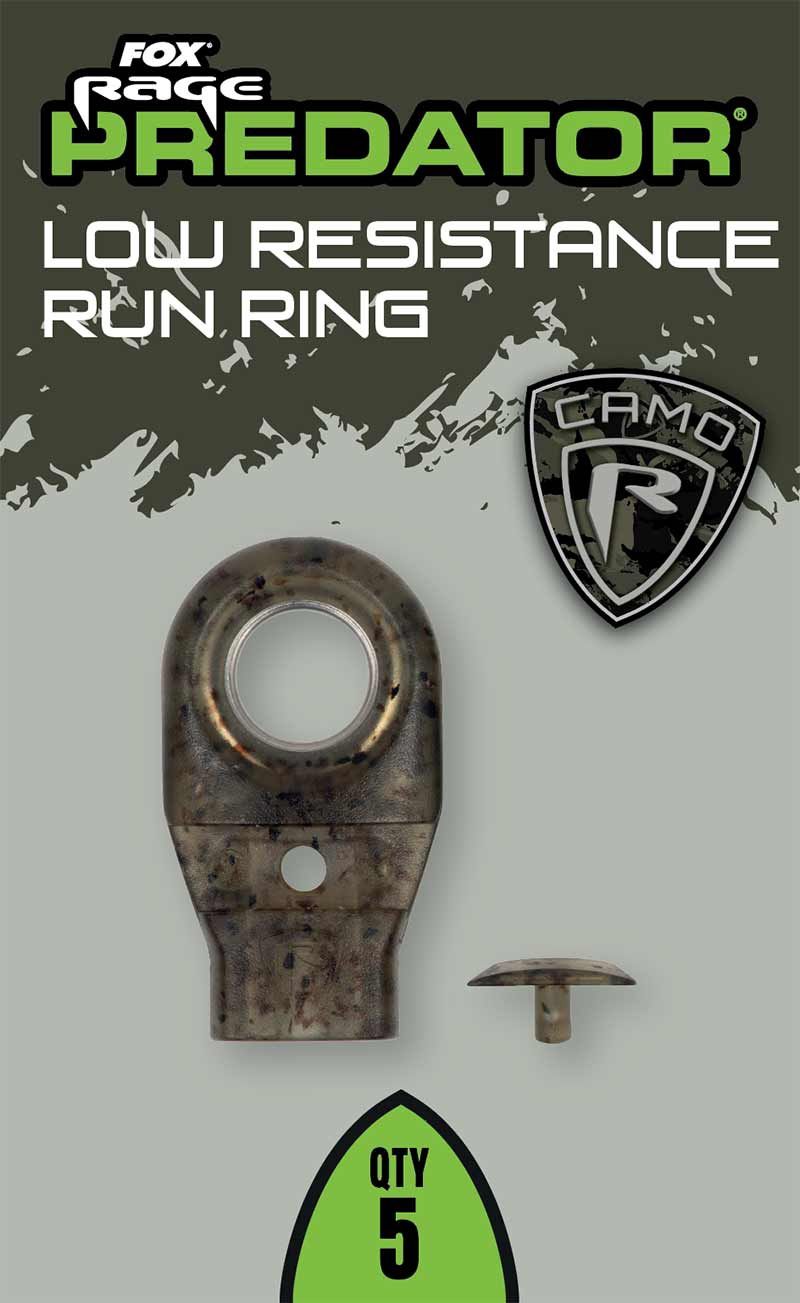 FOX RAGE PREDATOR CAMO LOW RESISTANCE RUN RINGS