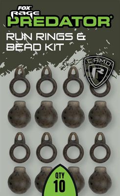FOX RAGE PREDATOR CAMO RUN RINGS &amp; BUFFER BEADS