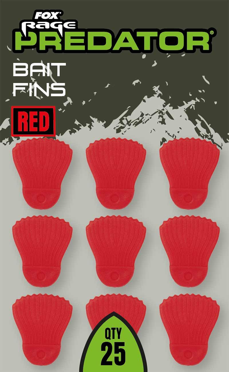 FOX RAGE PREDATOR BAIT FINS RED